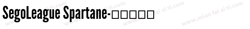 SegoLeague Spartane字体转换